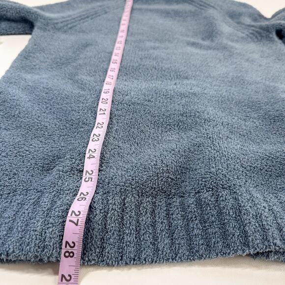 Barefoot Dreams CozyChic Directional Ribbed Cardigan Blue Womens XS Wrap Sweater - Picture 10 of 10
